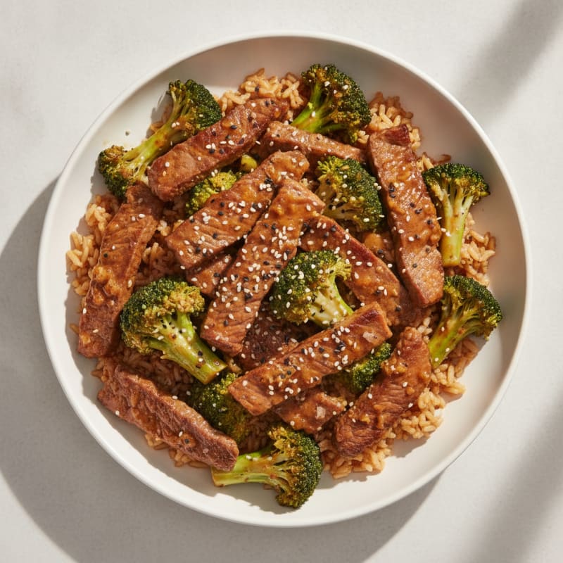 Sesame Beef and Broccoli Stir-Fry