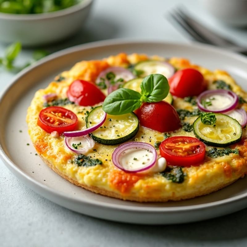 Herb-Roasted Vegetable and Goat Cheese Frittata