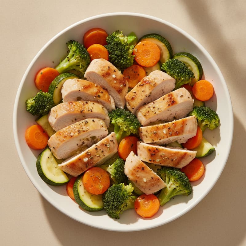 Thermomix Chicken and Vegetable Medley