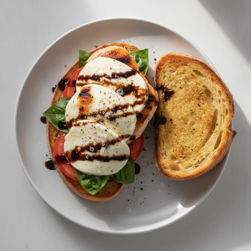 Grilled Balsamic Caprese Sandwich
