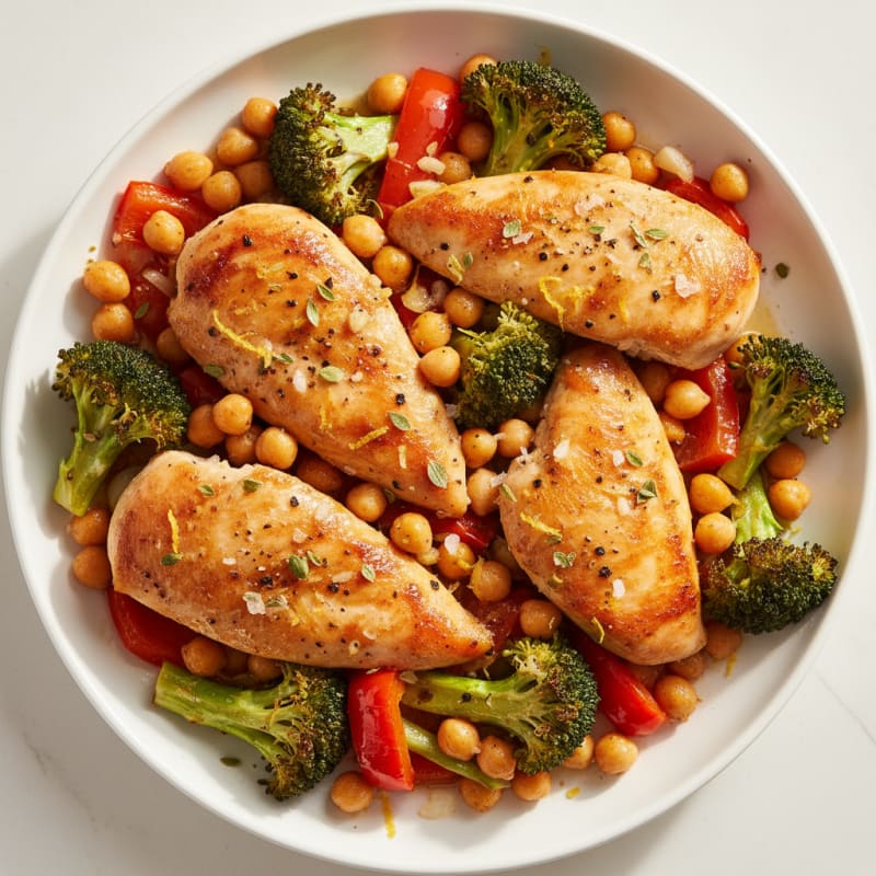 Zesty Lemon-Herb Roasted Vegetables