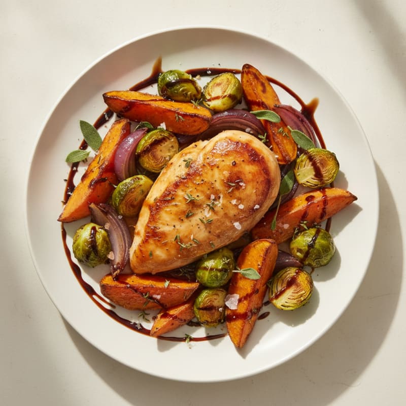 Autumn Harvest Chicken with Roasted Vegetables