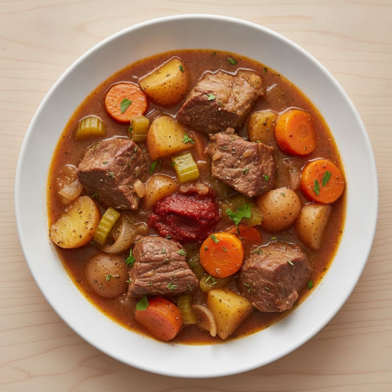 Slow Cooker Beef and Vegetable Stew