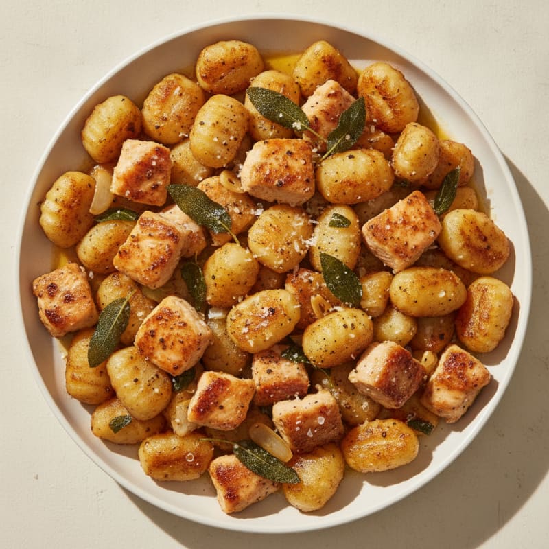 Pan-Seared Gnocchi with Sage Butter Sauce