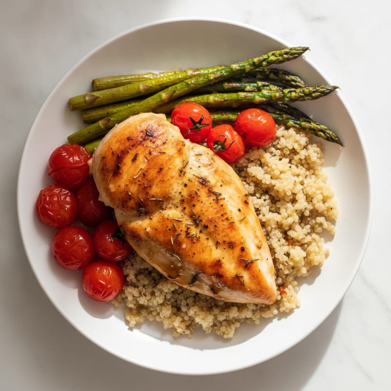 Garlic Herb Roasted Chicken Breast