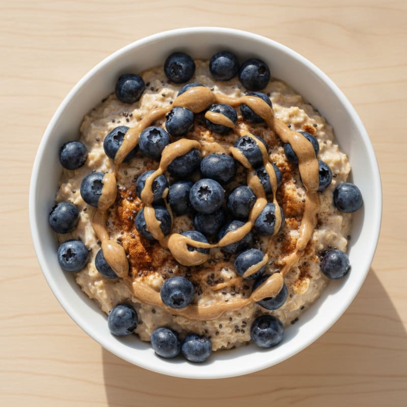 Blueberry Almond Overnight Oats