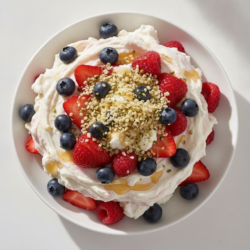Creamy Greek Yogurt Protein Parfait with Mixed Berries