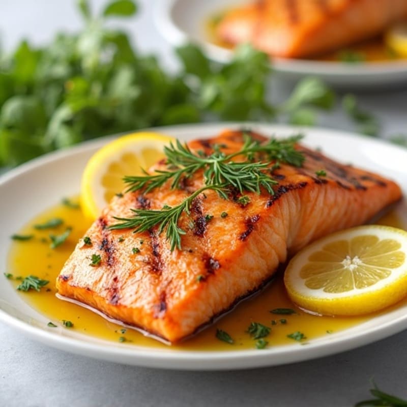 Lemon Herb Grilled Salmon