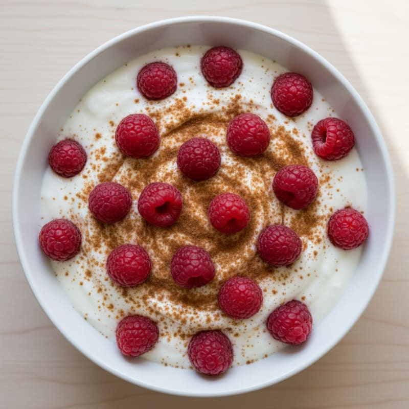 Silky Greek Yogurt with Fresh Berries
