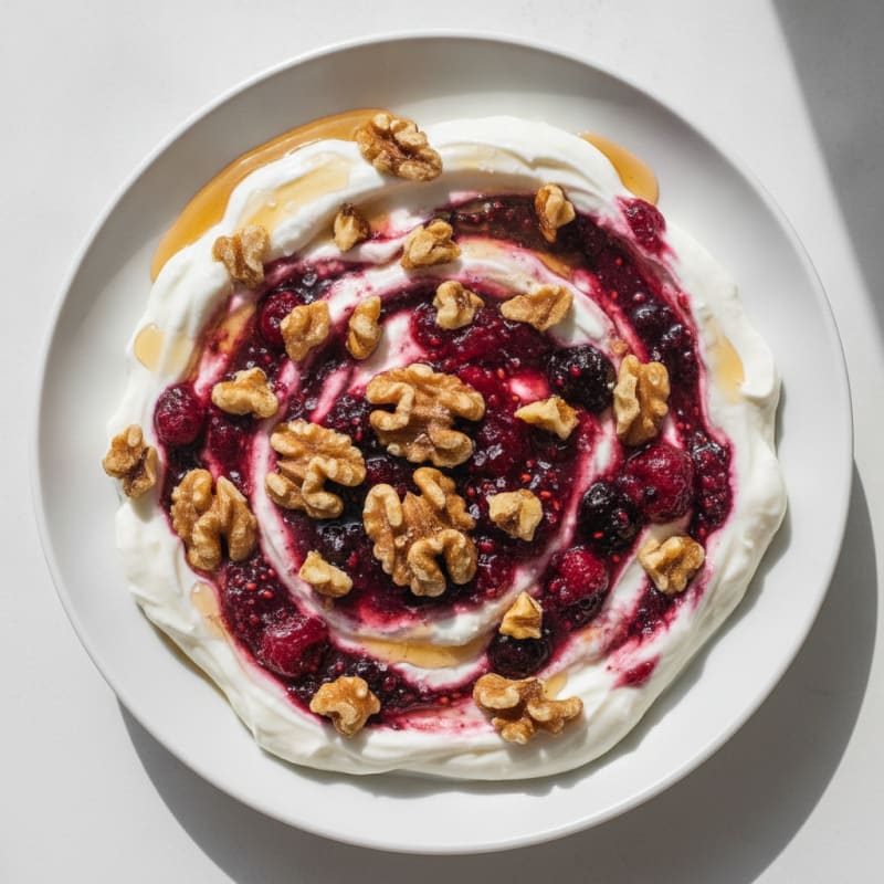 Greek Yogurt Berry Swirl