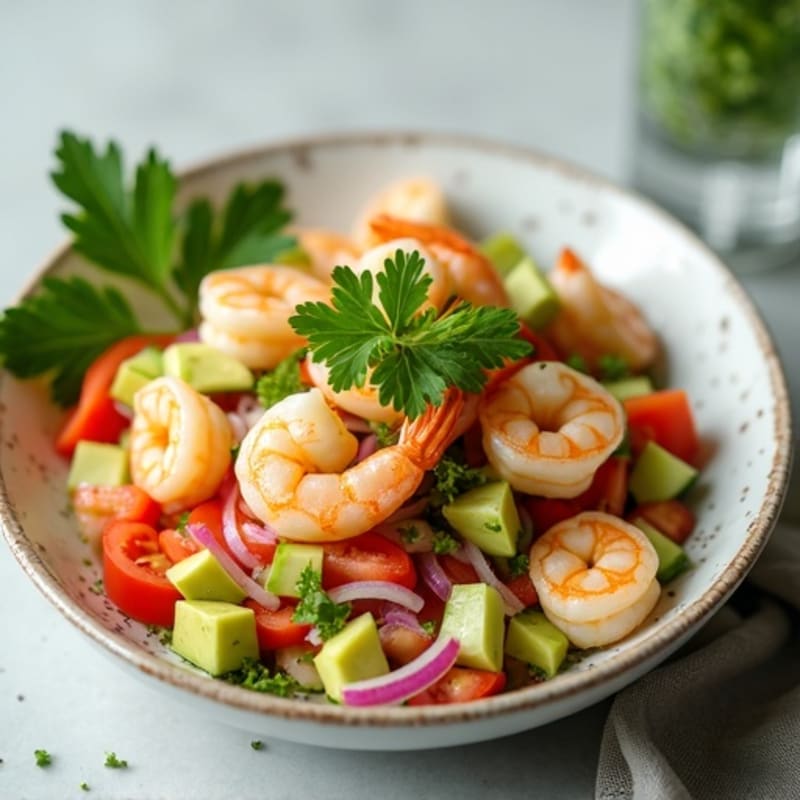 Fresh Shrimp and Avocado Ceviche