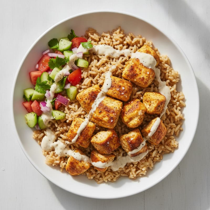 Chicken Shawarma Rice Bowl