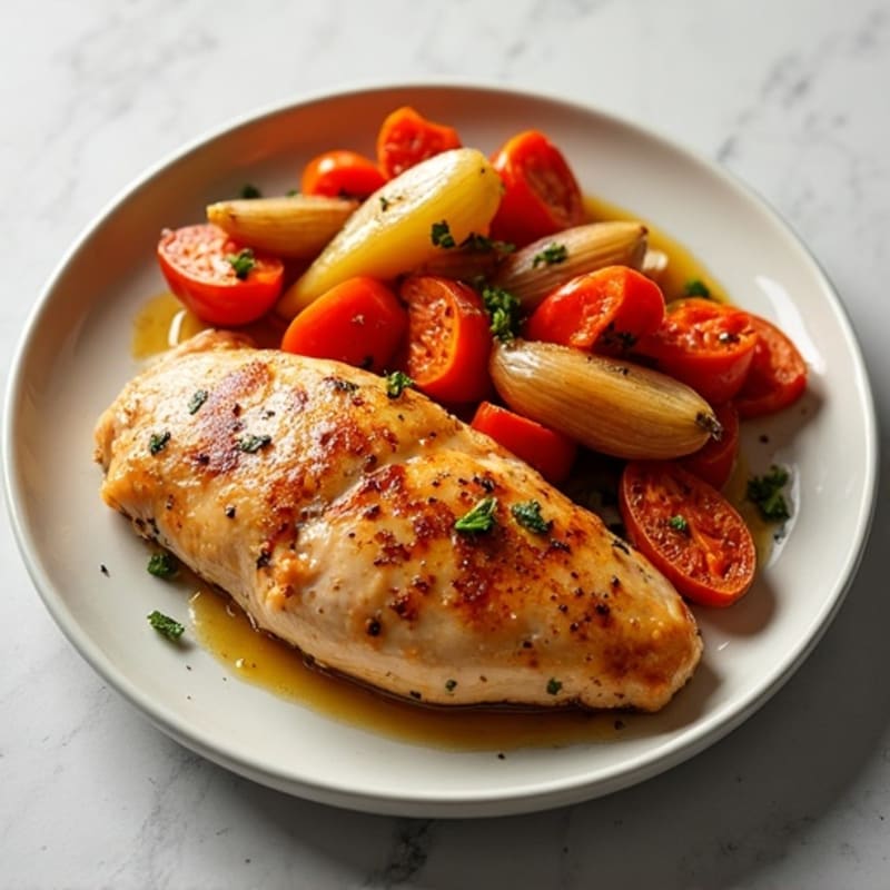 Sheet Pan Chicken and Sweet Potato