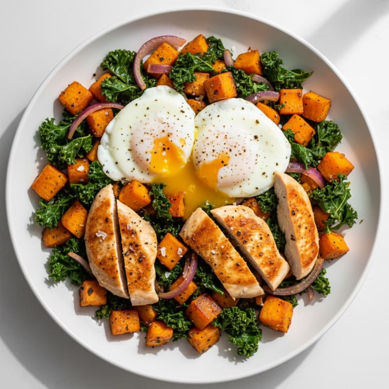 Sweet Potato and Kale Hash