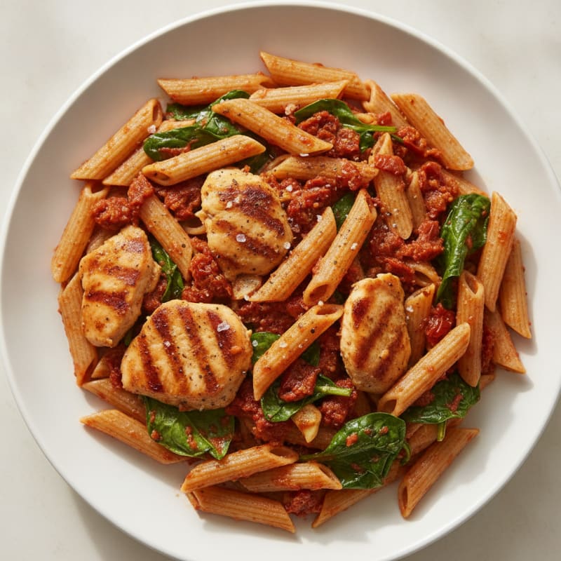 Sun-Dried Tomato Pesto Chicken Penne