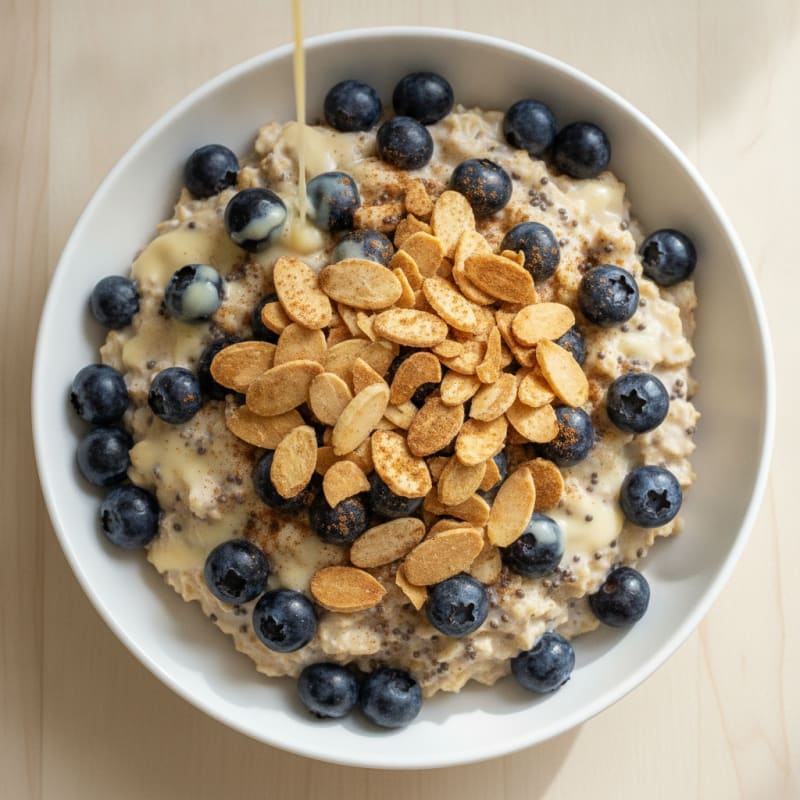Blueberry Almond Overnight Oats