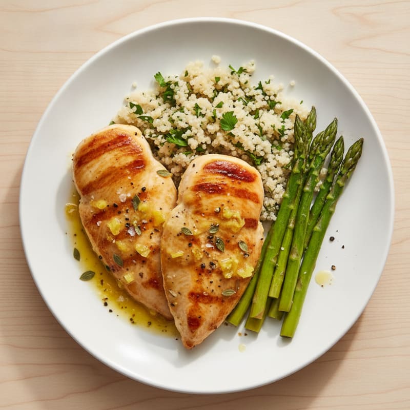 Pan-Seared Chicken with Lemon-Herb Sauce