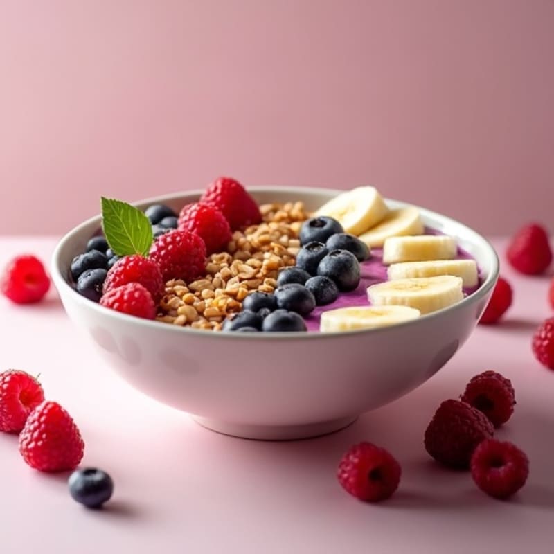 Silky Vegan Tofu Protein Smoothie Bowl