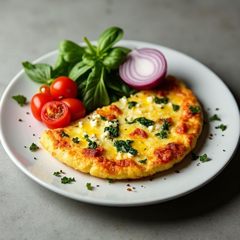 Fluffy Mediterranean Herb Frittata