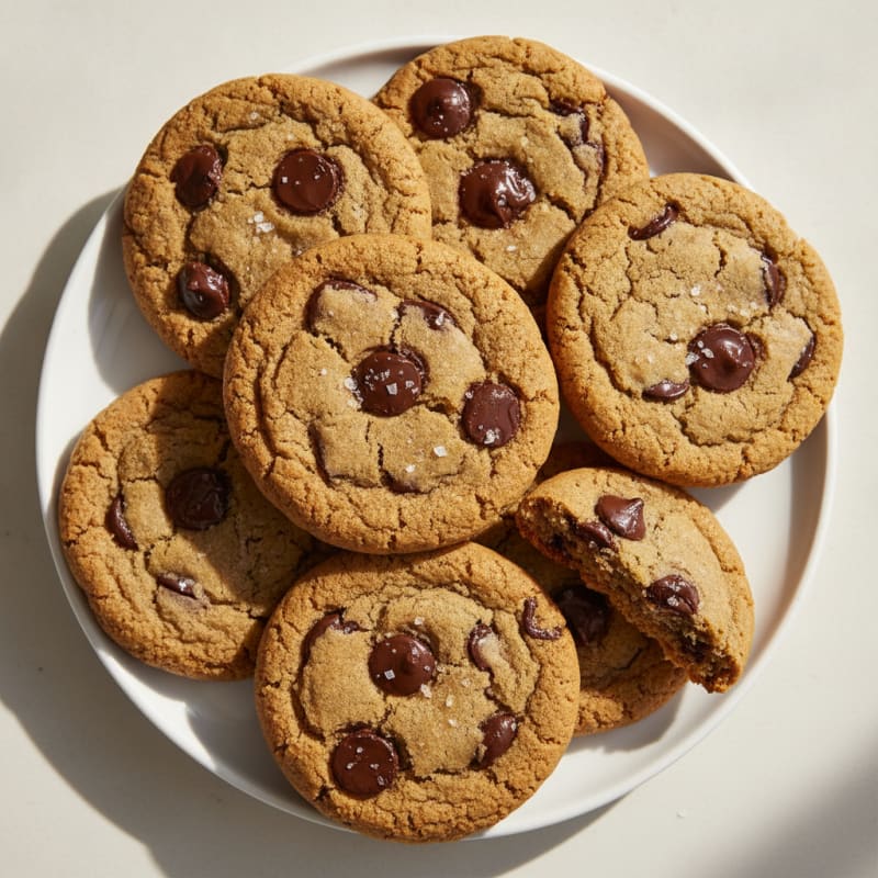 Decadent Vegan Chocolate Chip Protein Cookies