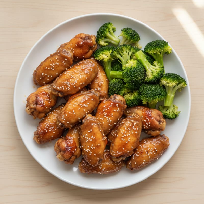 Honey-Garlic Glazed Chicken Wings
