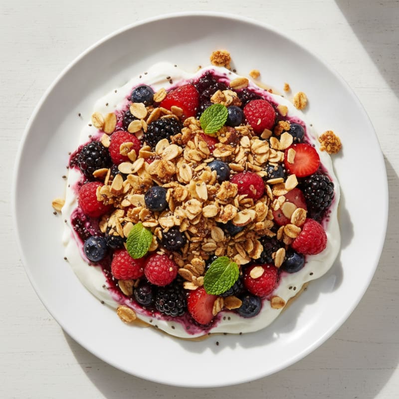Quick Berry Crumble Delight