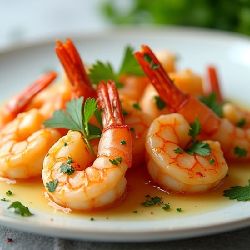 Pan-Seared Garlic Butter Shrimp with Fresh Parsley