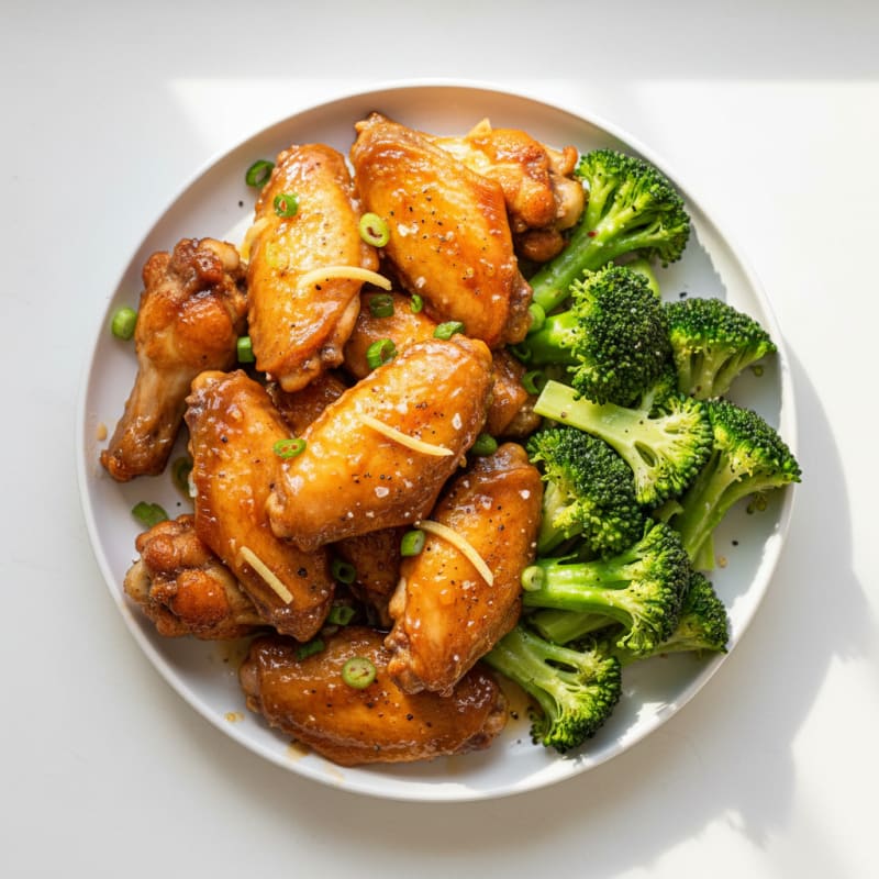 Honey-Garlic Glazed Chicken Wings