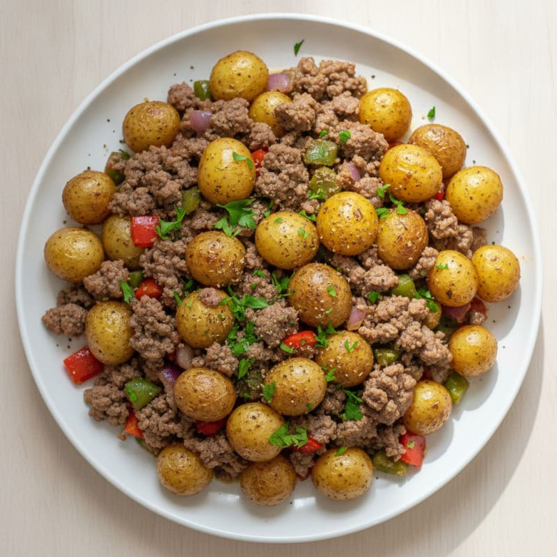 Beef and Roasted Potato Medley
