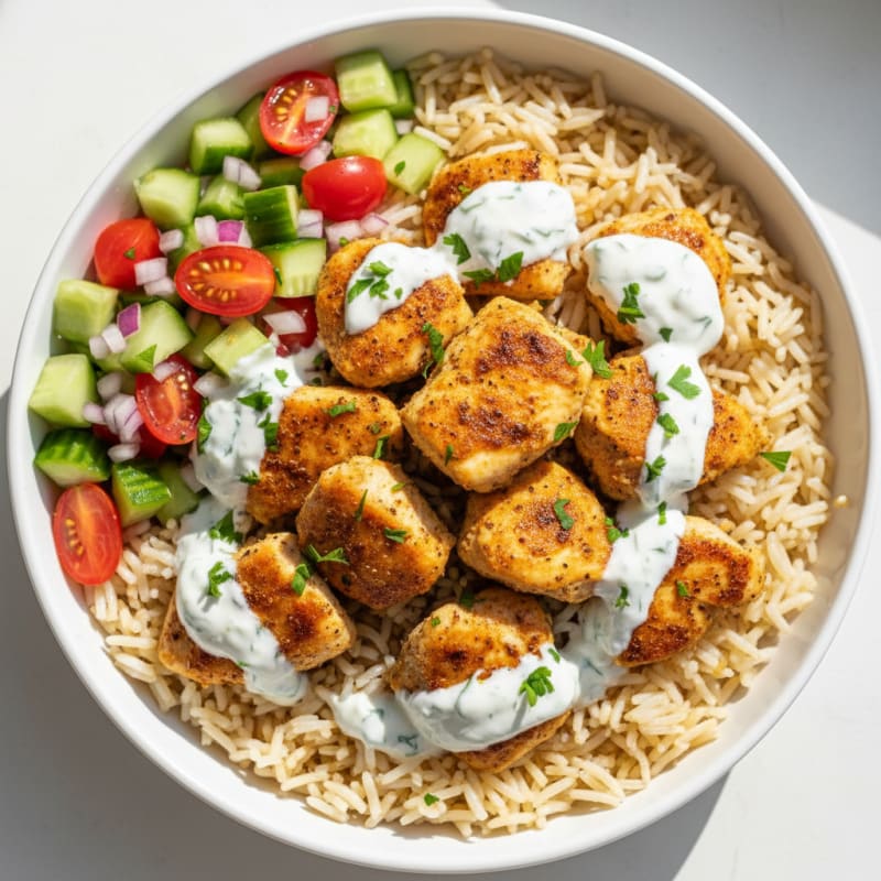 Chicken Shawarma Rice Bowl