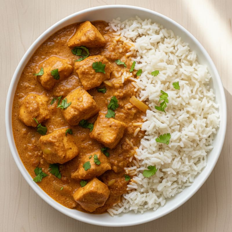 Spiced Butter Chicken with Basmati Rice