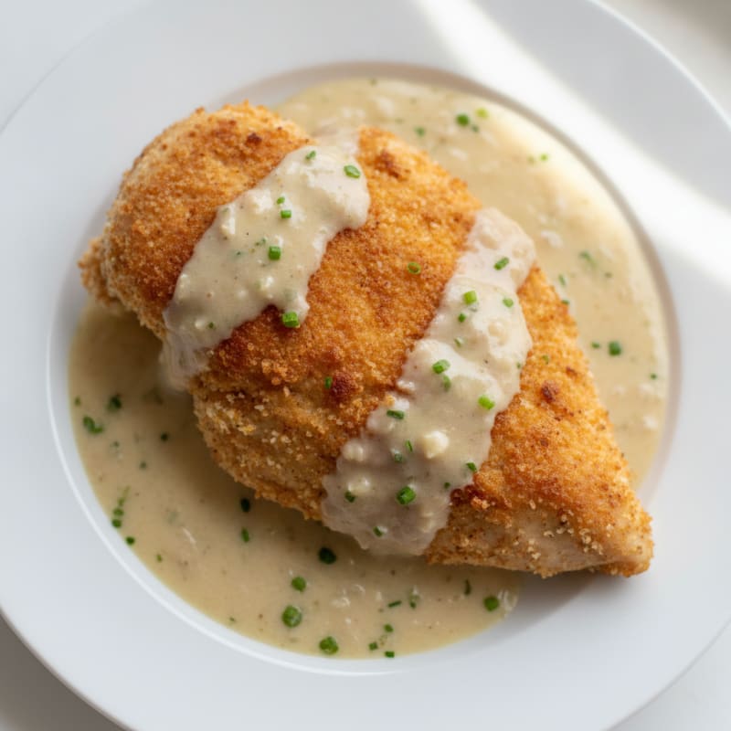 Buttermilk Fried Chicken with Creamy Gravy