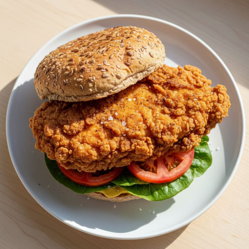 Crispy Buttermilk Fried Chicken Sandwich