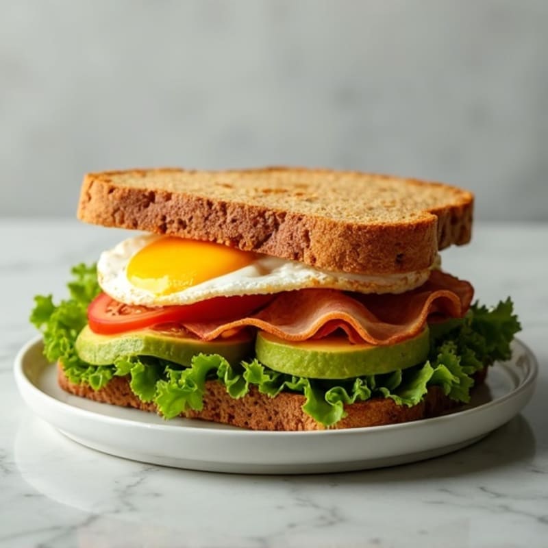Fresh Avocado BLT Sandwich