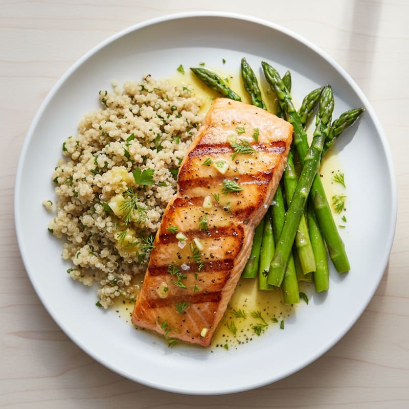 Lemon Herb Grilled Salmon