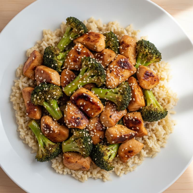 Teriyaki Chicken and Broccoli Stir-Fry