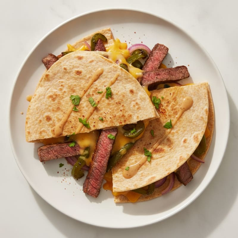 Steak and Poblano Quesadillas