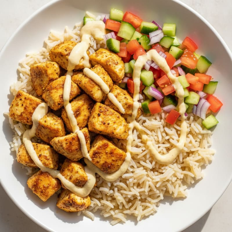 Chicken Shawarma Rice Bowl