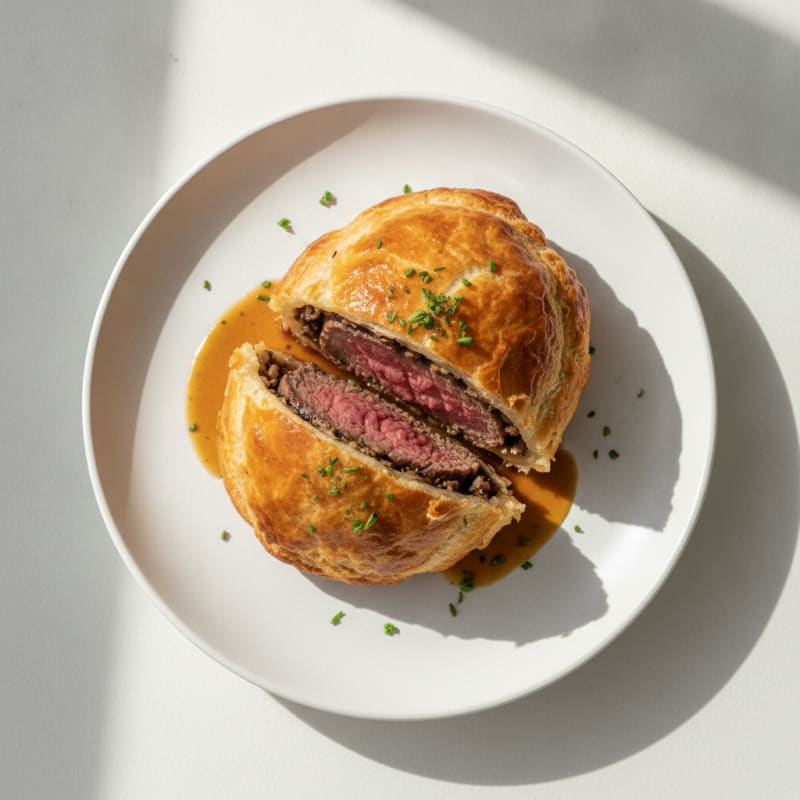Classic Beef Wellington with Mushroom Duxelles