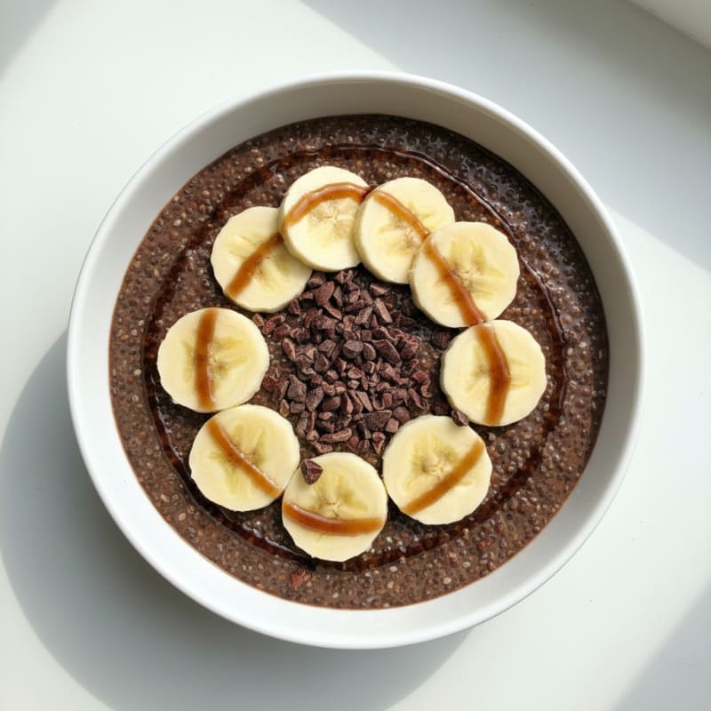 Chocolate Protein Chia Pudding