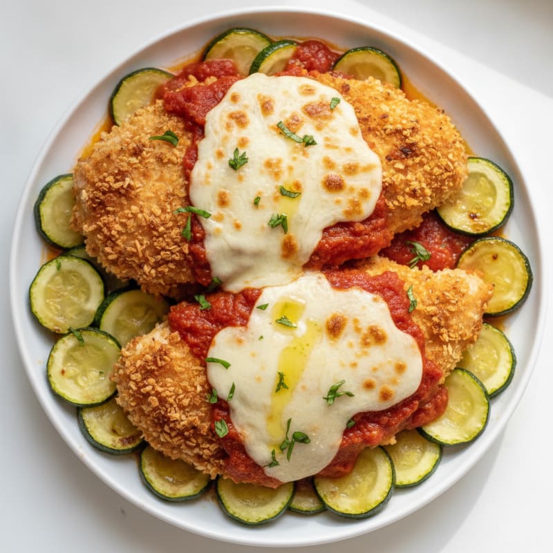 Baked Chicken Parmesan with Marinara