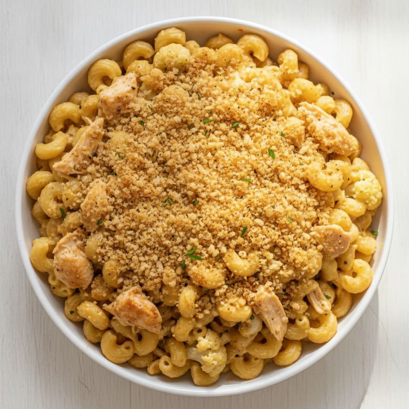 Baked Macaroni and Cheese with Toasted Breadcrumbs