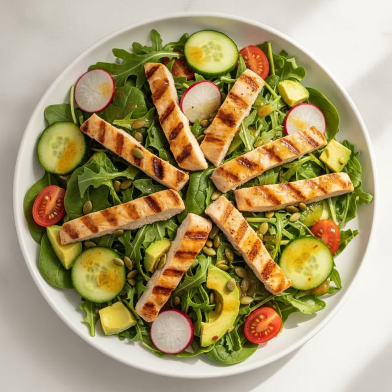 Garden Green Salad with Vinaigrette