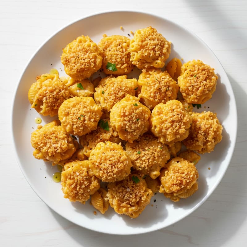 Crispy Golden Mac and Cheese Bites