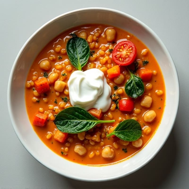 Creamy Spiced Red Lentil Stew