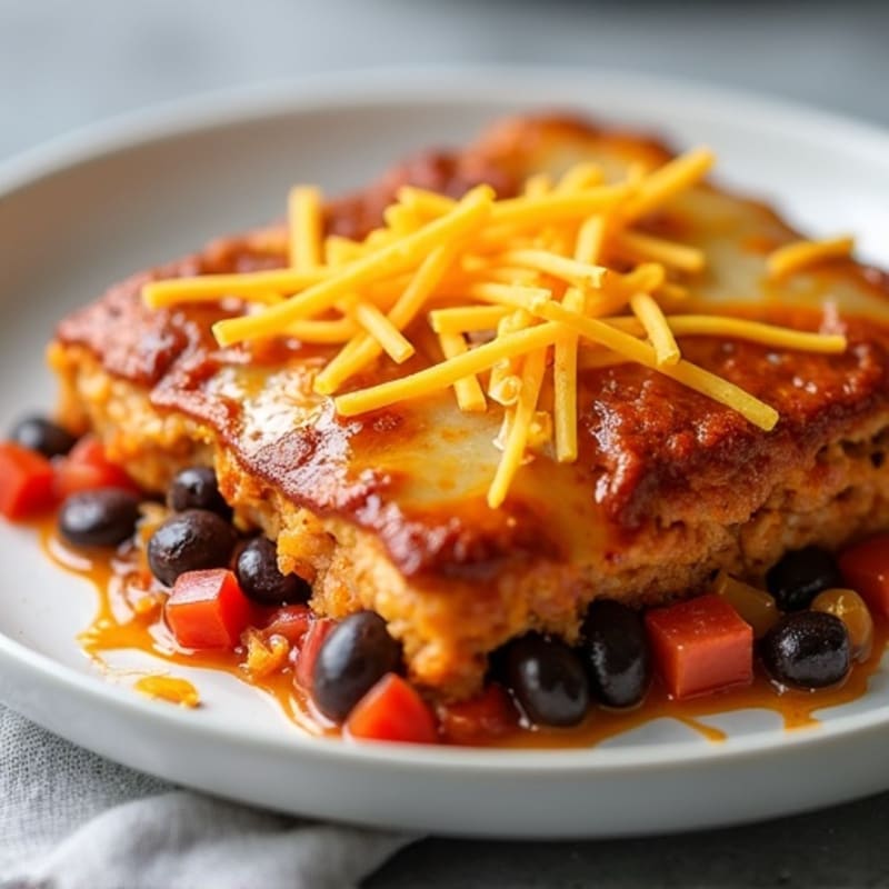 Zesty Chili Chicken Enchilada Bake