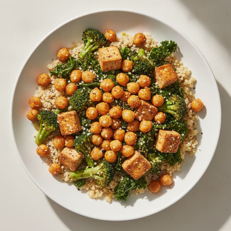 Roasted Chickpea and Veggie Buddha Bowl