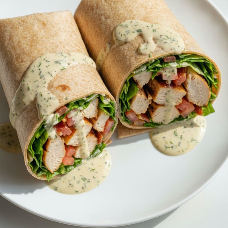 Chicken Bacon Ranch Wraps