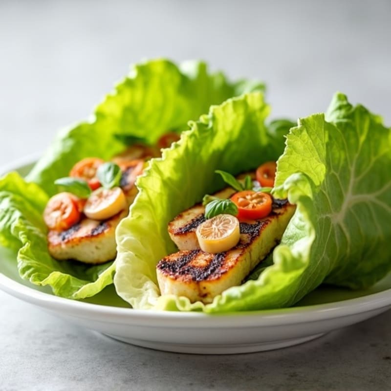 Grilled Turkey Lettuce Wraps