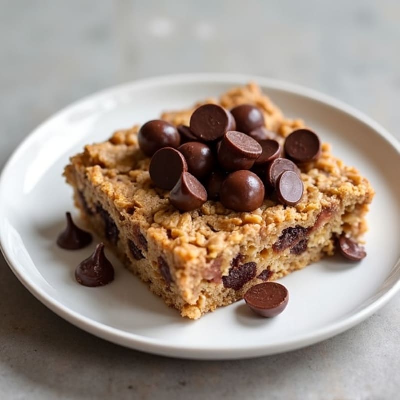 Chewy Chocolate Chip Protein Baked Oats